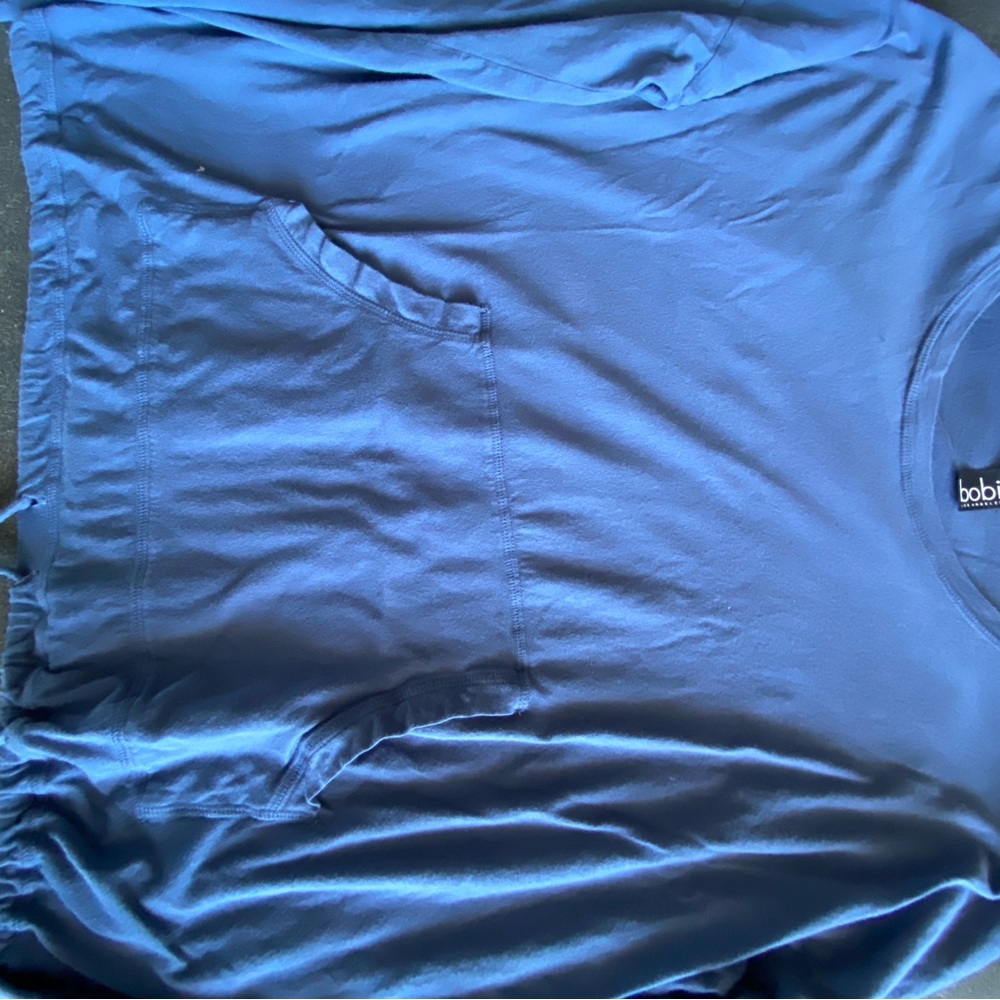 bobi Blue Pocket Sweatshirt